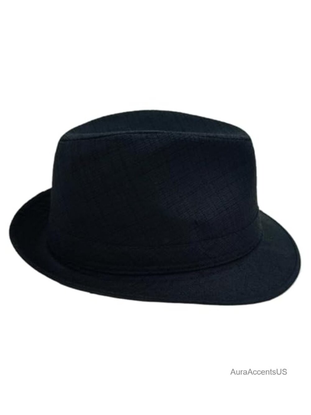 Men's 1920s Trilby Fedora Short Brim Panama Hat Unisex Jazz Cap